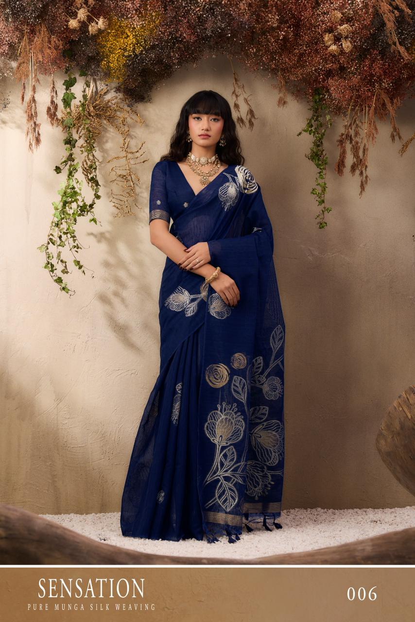 Pure Munga Silk Handloom Weaving Saree