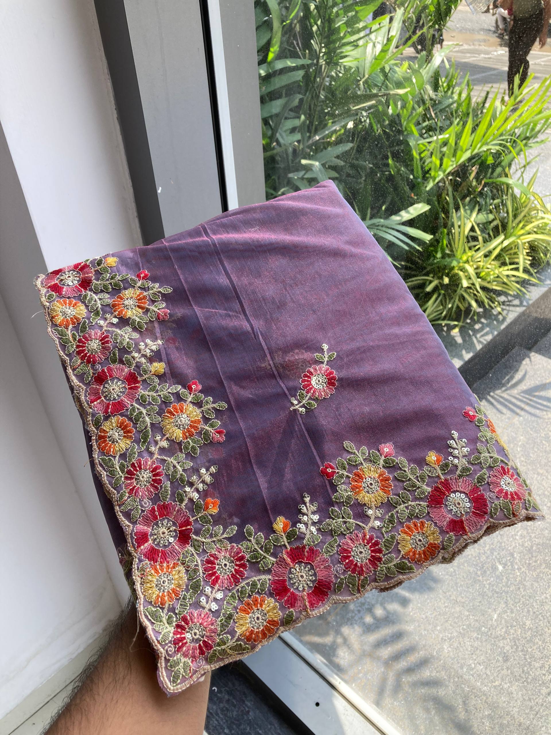 Party Wear Soft Twill Net Saree