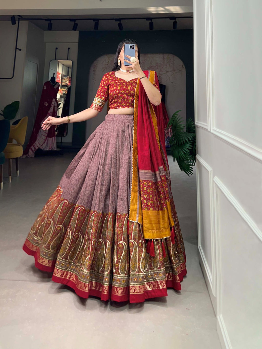 Tasar Silk Lahenga