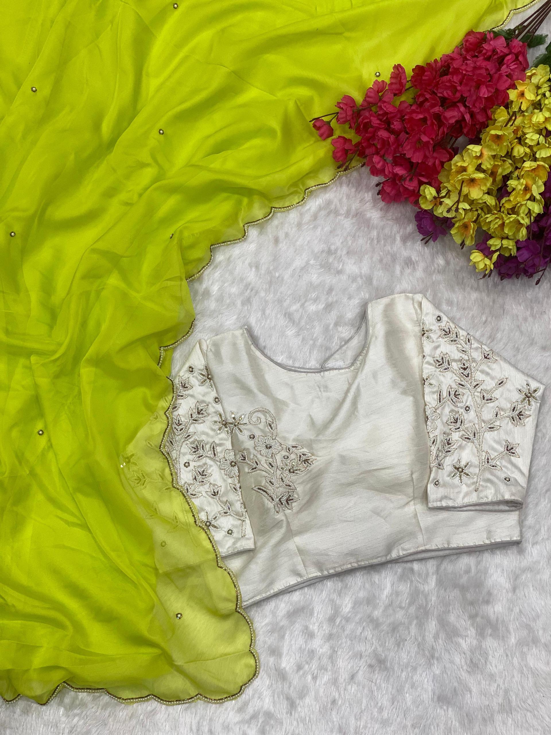 SOFT ORGANZA TEBBY SAREE