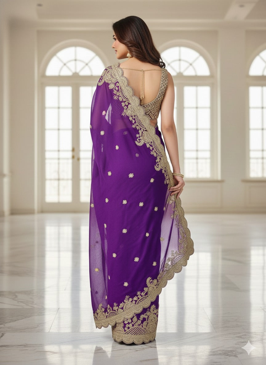 Heavy Soft Rangoli Silk Saree