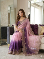 Very soft nd elegant Rich look nc moss pedding fabric Saree
