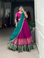 Stunning Cotton Silk Lehenga