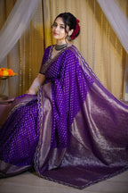 Pure Khaddi Georgette Designer Wedding Saree