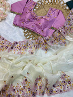 Gold Crush Soft Silk Saree