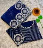 Wedding Premium fandy Satin fabrics Trisha Saree