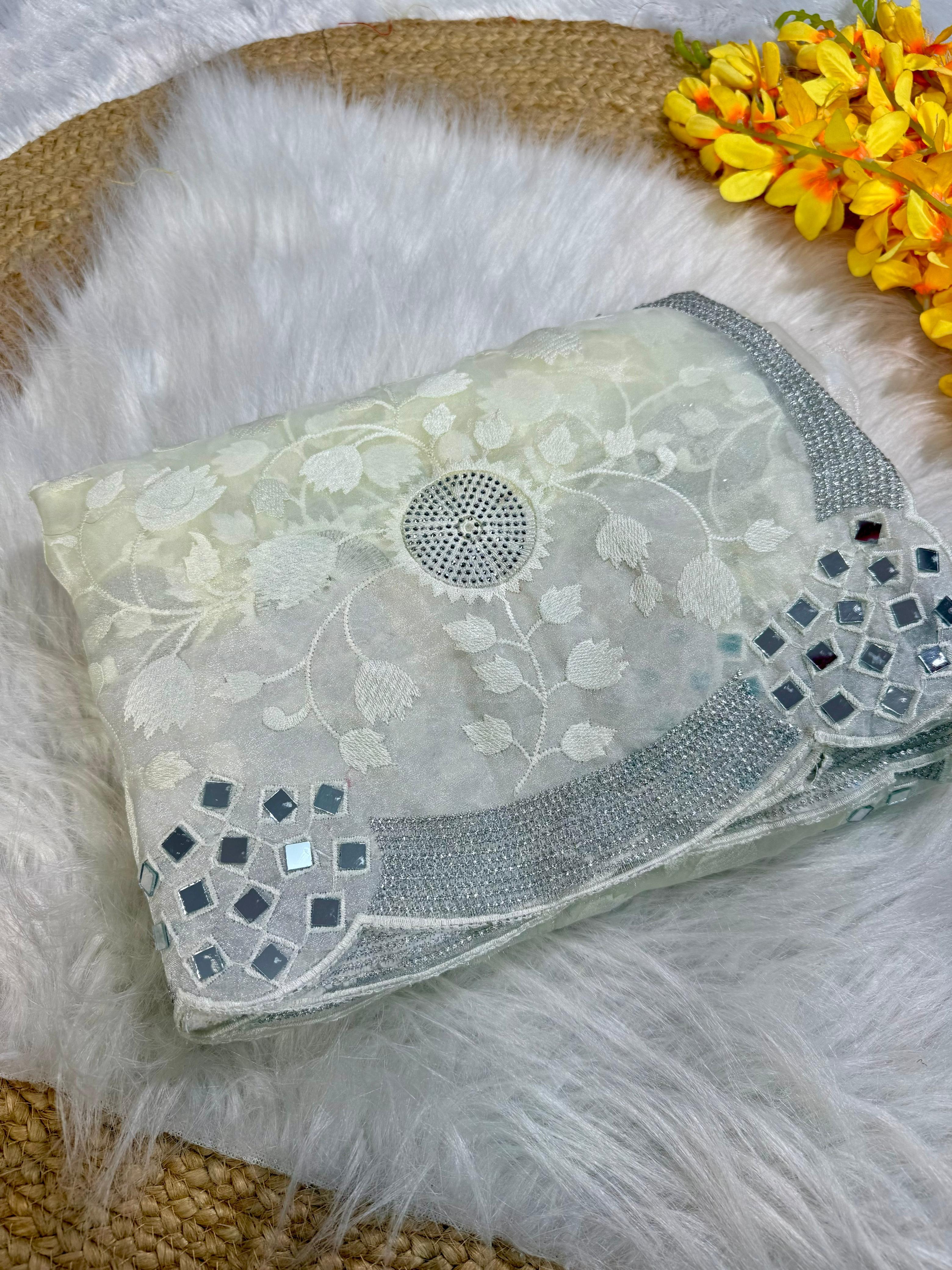 ORGANZA SPARKLE SAREE