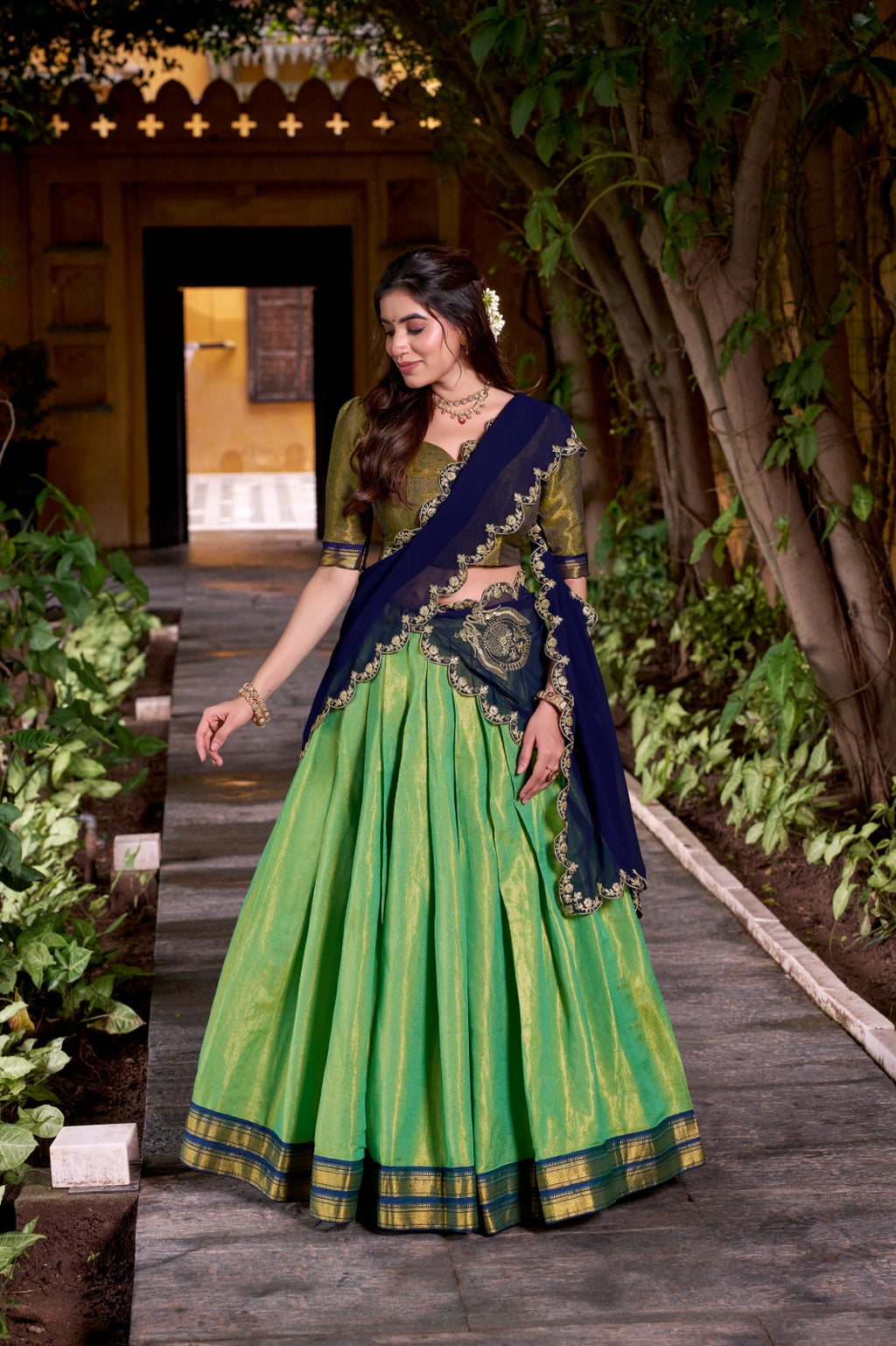 Kanchipuram Silk  Lahenga Collection