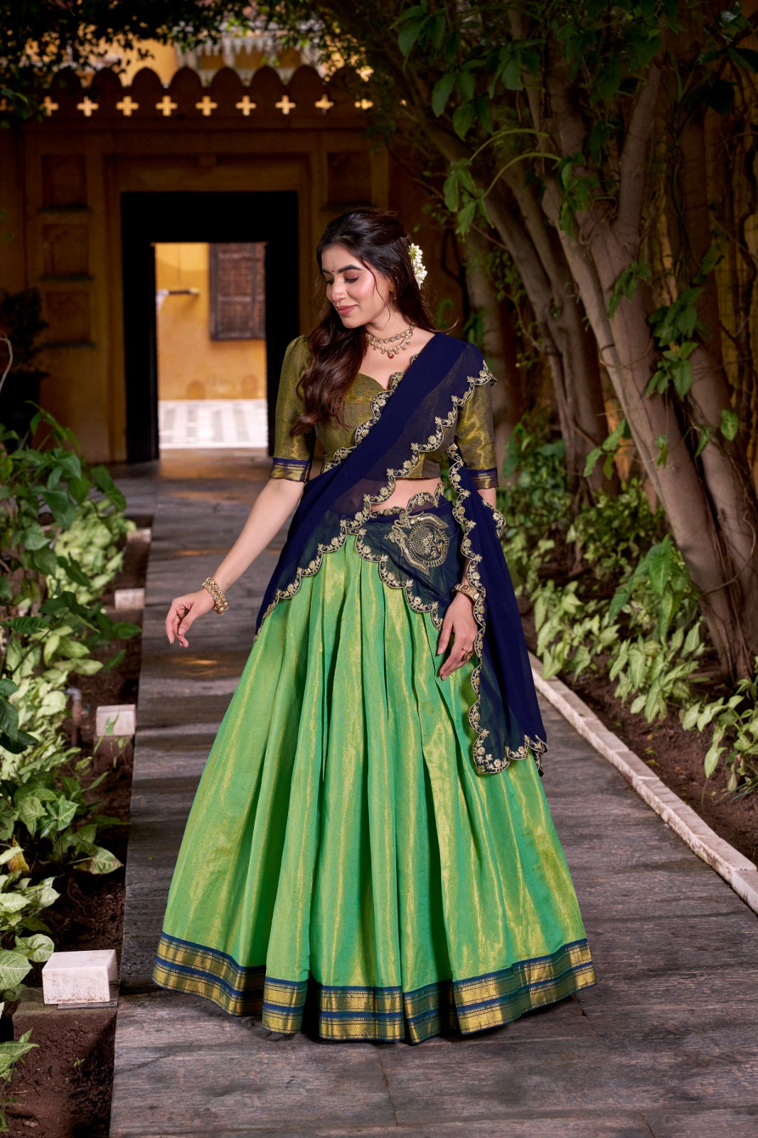 Kanchipuram Silk  Lahenga Collection