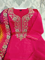 LAHERIYA KURTI WITH DUPATTA