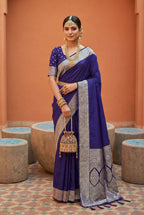 Soft Premium Banarasi silk fabric saree