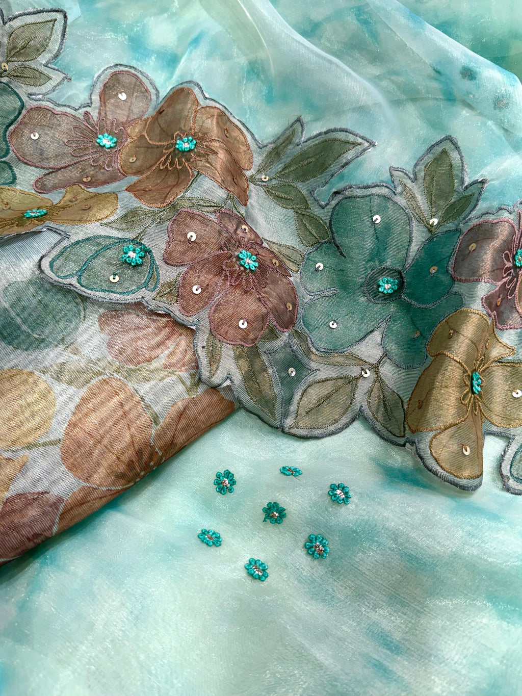 Pure Soft Glass Tissue Saree