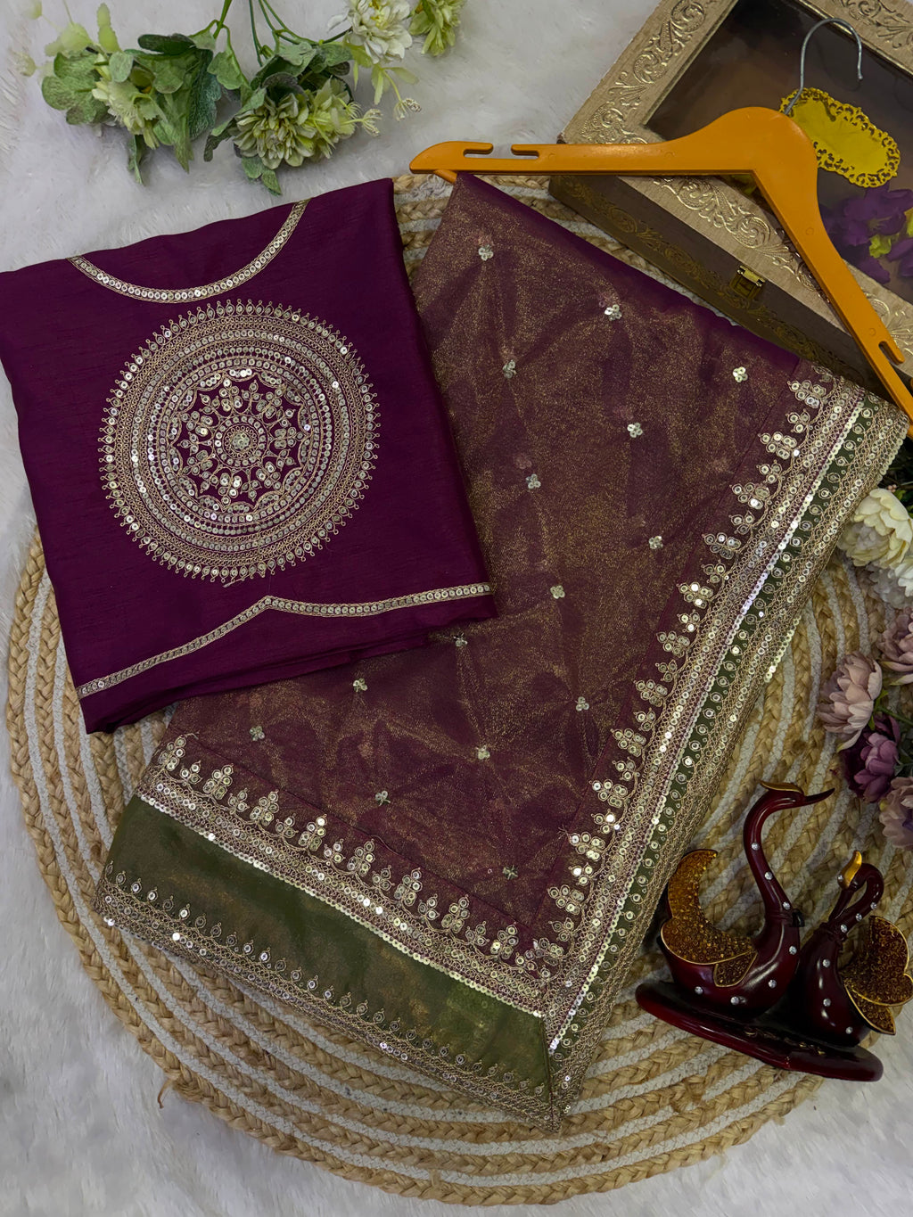Bollywood Star Janvi kapoor Soft Twill Saree
