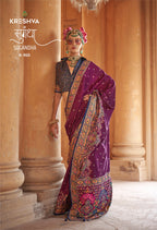Pv Silk With Luxury Print Saree