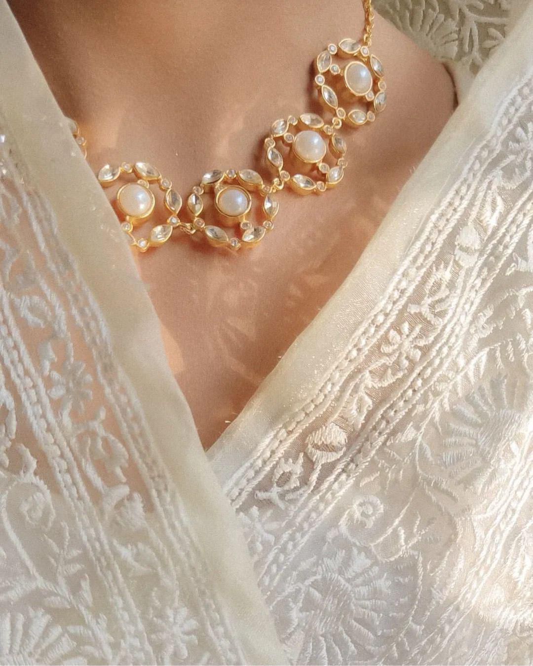 Pure soft Off-white silk organza saree