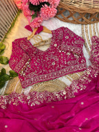 NEW WEDDING EMBROIDERY SEQUENCES WORK SAREE