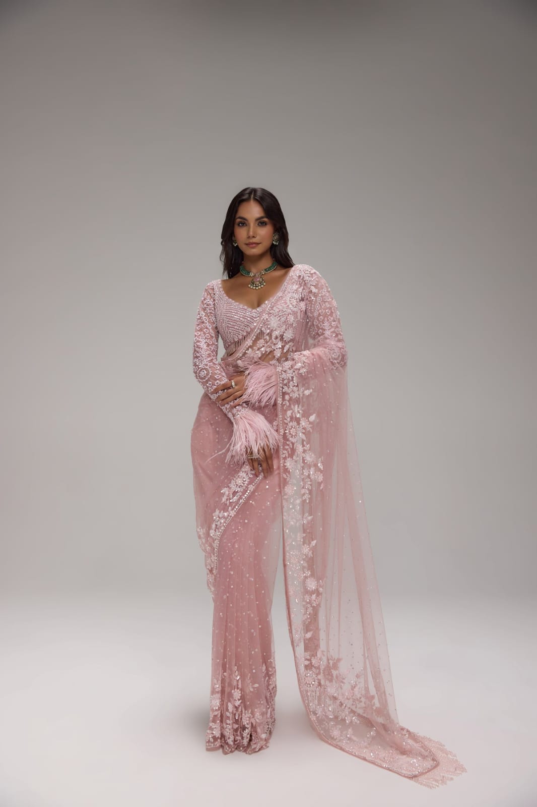 Bollywood BlockBuster Sequins Design Saree