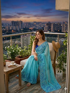 very soft nd elegant Rich look teby silk saree