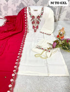 HAND WORK KURTI WITH DUPATTA