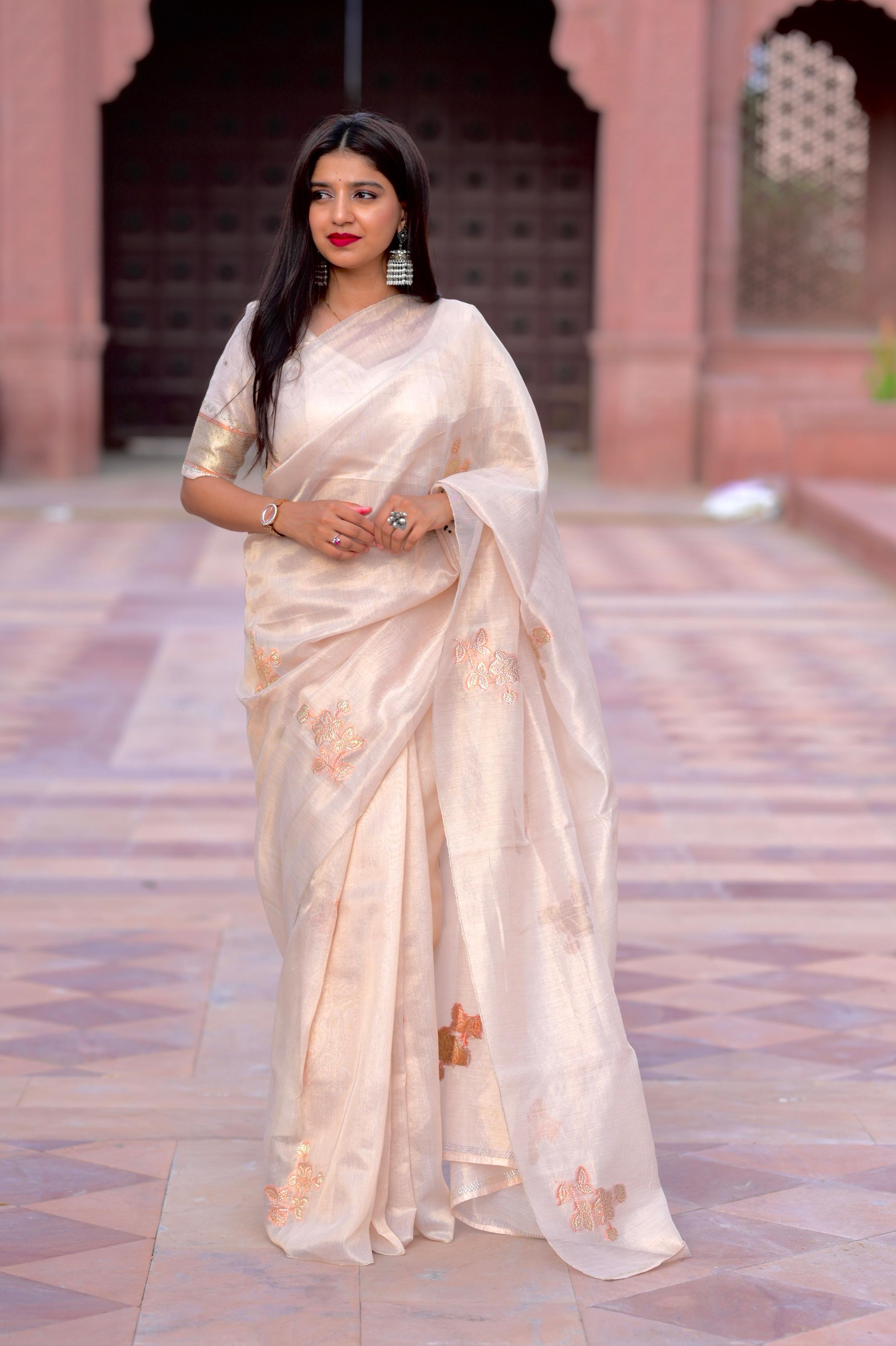 TASPA ORGANZA SILK SAREE