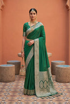 Soft Premium Banarasi silk fabric saree
