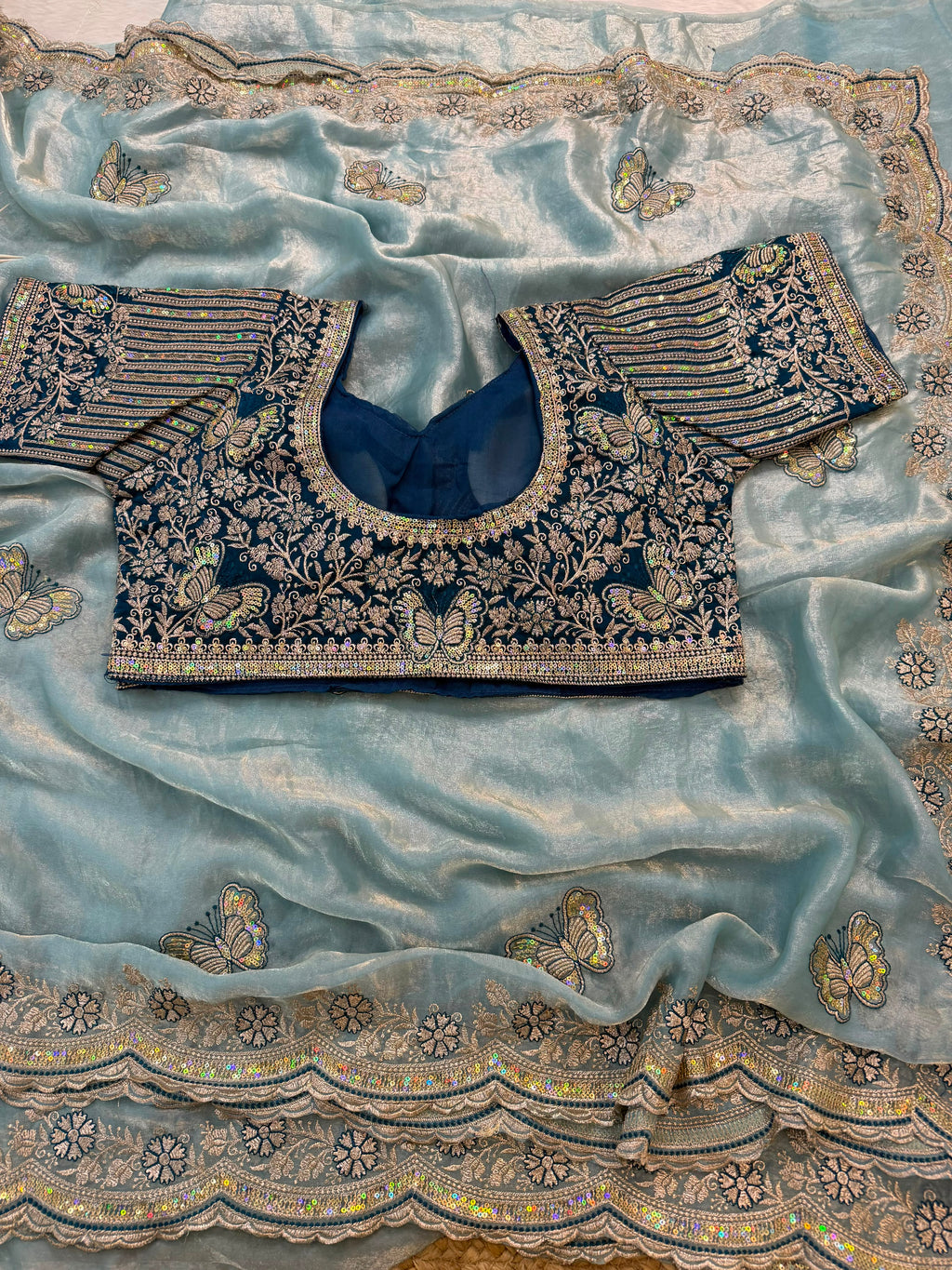 Sabyasachi Inspired Space Silk Premium Saree