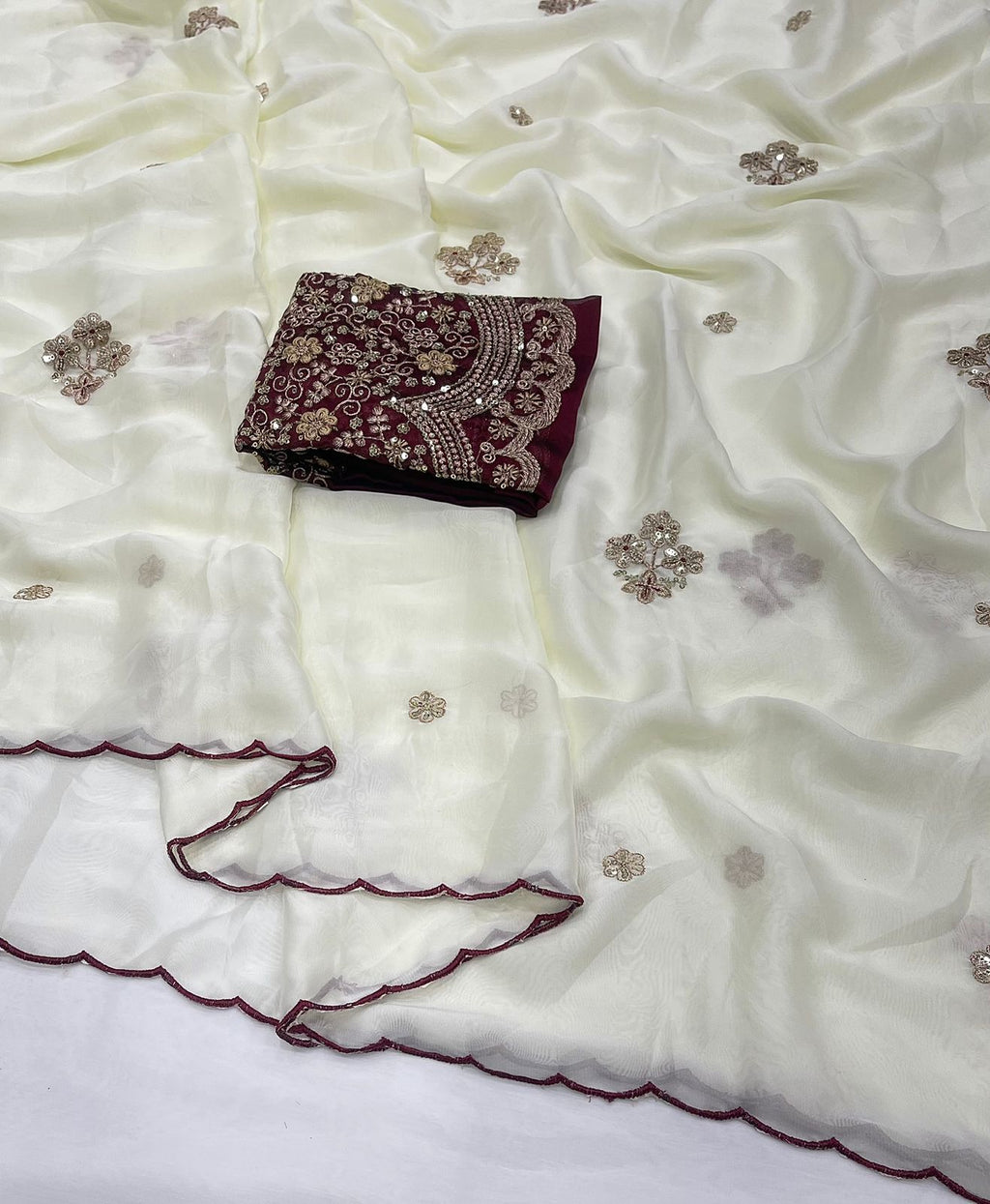 Rangoli Tissue Saree