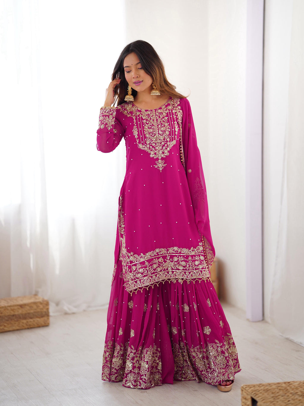 Premium Faux Georgette Suit