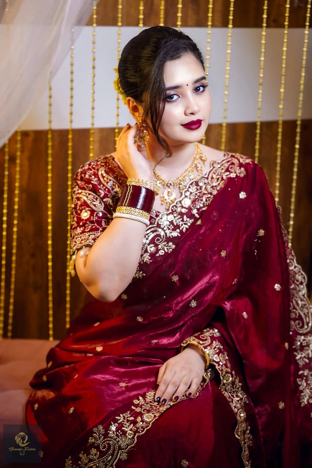 NEW WEDDING EMBROIDERY SEQUENCES WORK SAREE