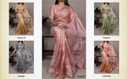 Poly Shimmer Saree