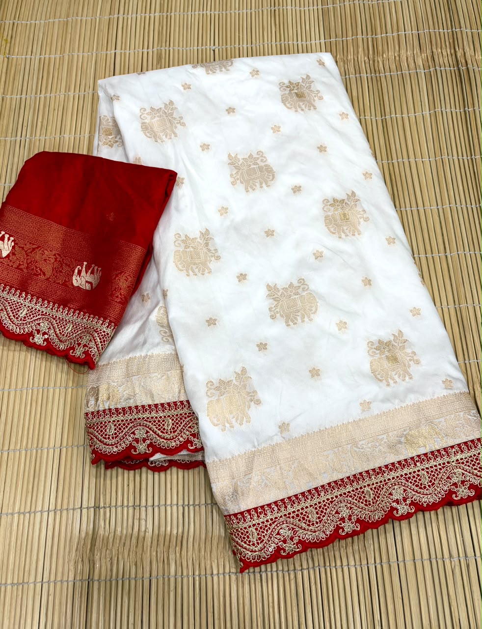DURGA POOJA SPECIAL PURE KHADHI SAREE
