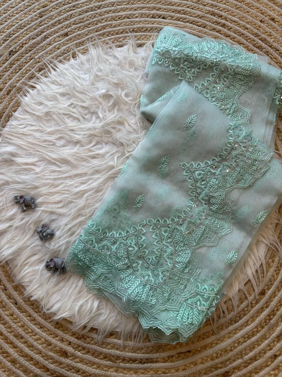 Chandani Premium Organza Saree