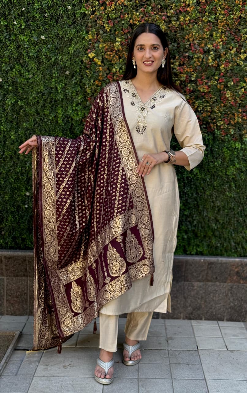 Launching New Designers Kurti Pent Dupatta Set
