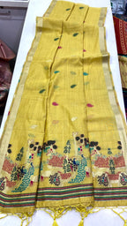 Munga Cotton Saree with Weaving Design
