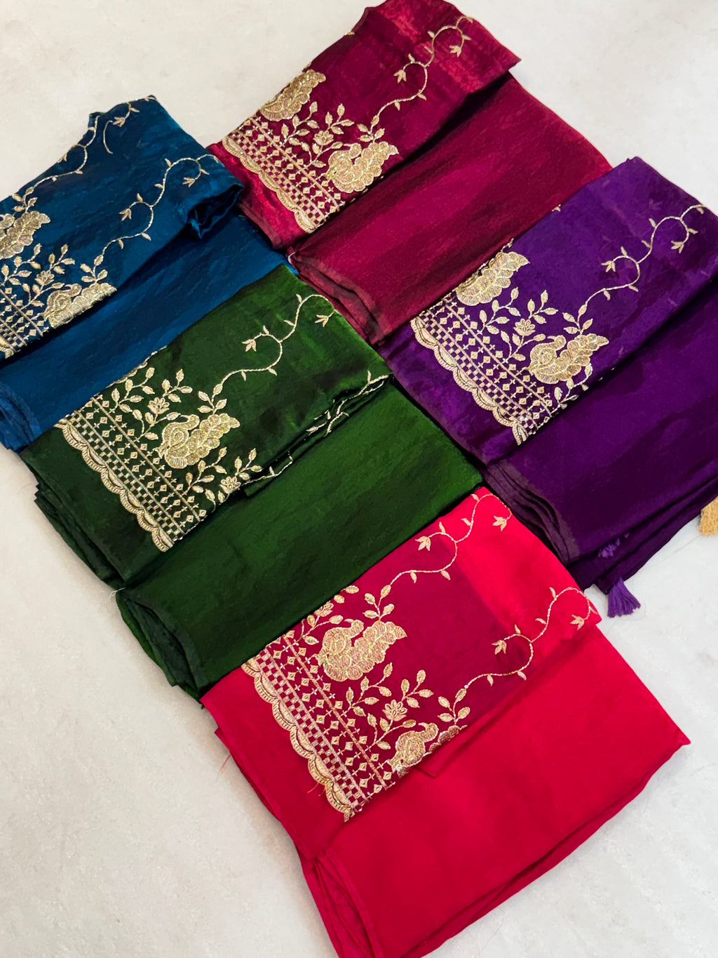 MAGIC NC TWO TONE SATIN SILK SAREE