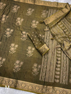 Motif Styled Printed Cotton Saree
