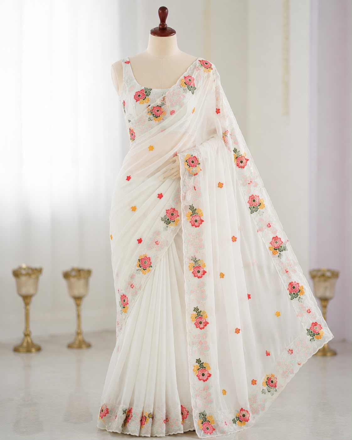 Georgette Sequence Saree
