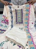 ORIGNAL MIRROR WORK AND HAND WORK KURTI