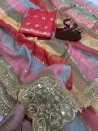 Goldy Silk With Beautiful Print Saree
