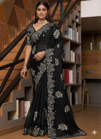 Blue Well Pure Rangoli Silk Saree