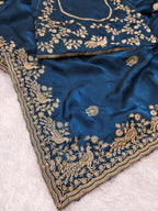 Heavy Fandy Satin Silk Saree