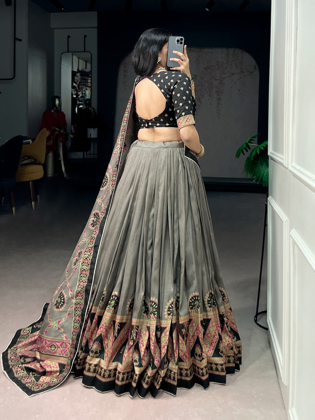 Tasar Silk Elegance Lahenga Choli