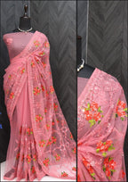 Heavy Butterfly Net Most Demanding Saree