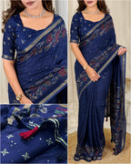 Daftari Mul Cotton Saree