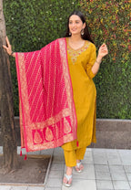 PREMIUM ROMAN SILK KURTI