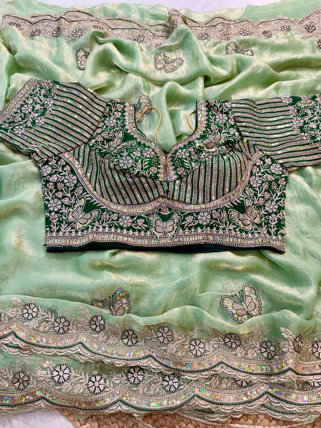 Sabyasachi Inspired Space Silk Premium Saree