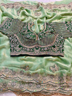 Sabyasachi Inspired Space Silk Premium Saree