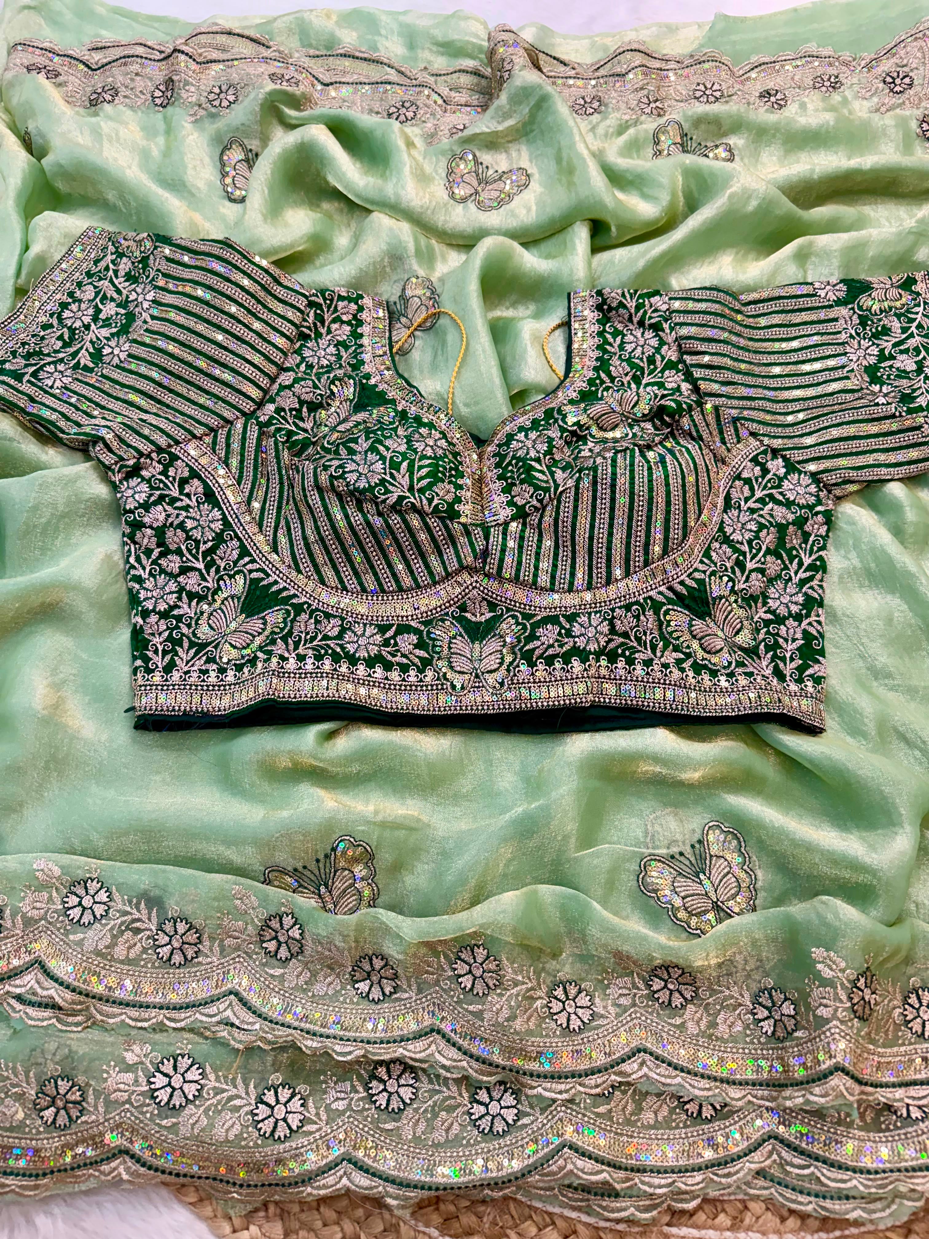 Sabyasachi Inspired Space Silk Premium Saree