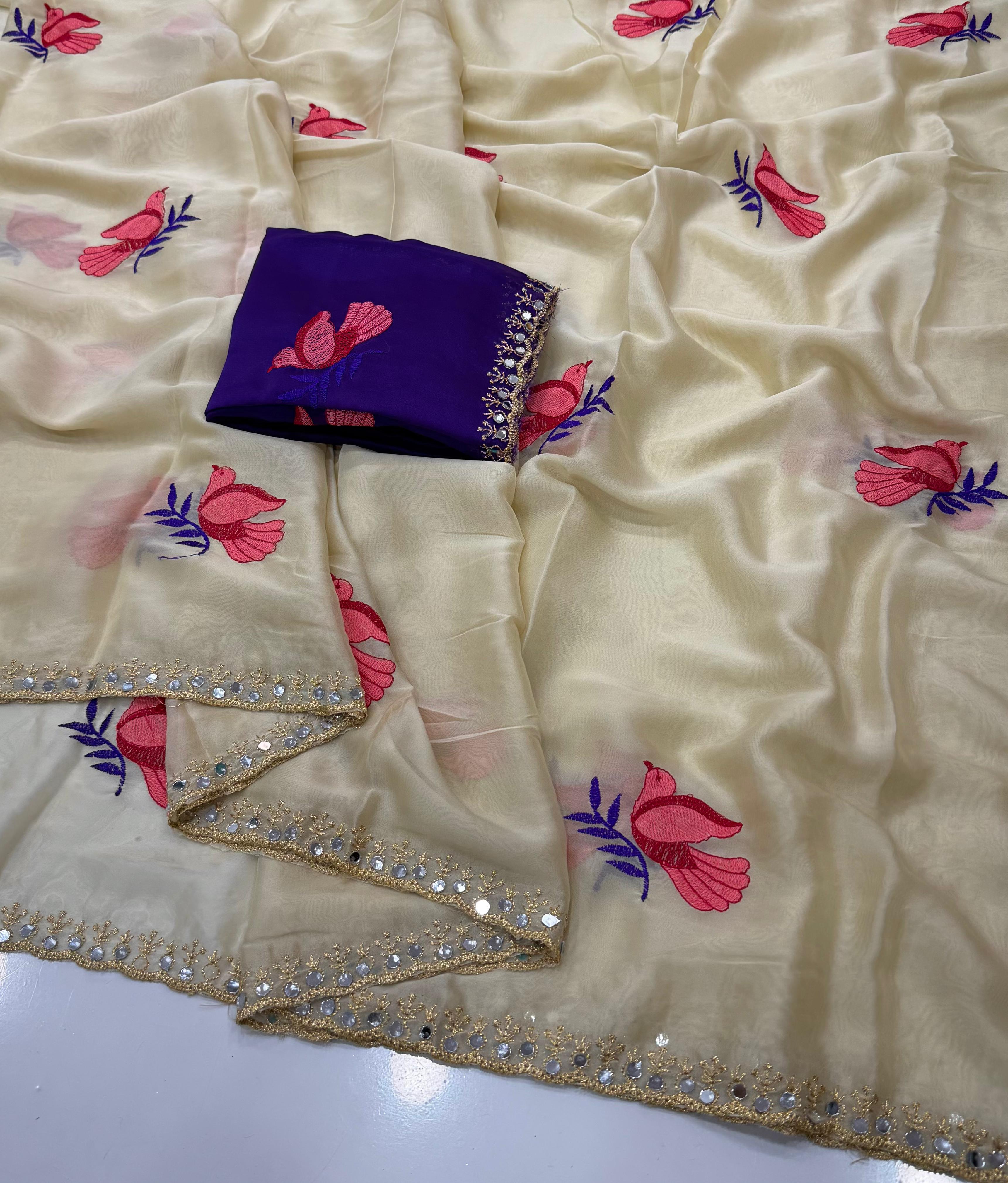 Soft Rangoli silk saree