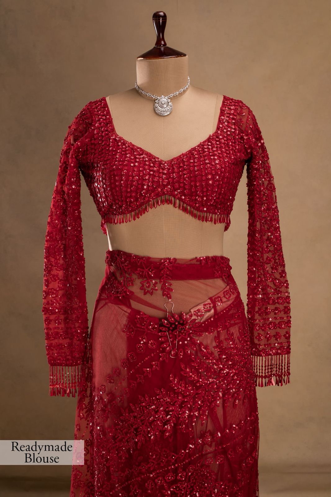 FAUX GORGETTE SAREE